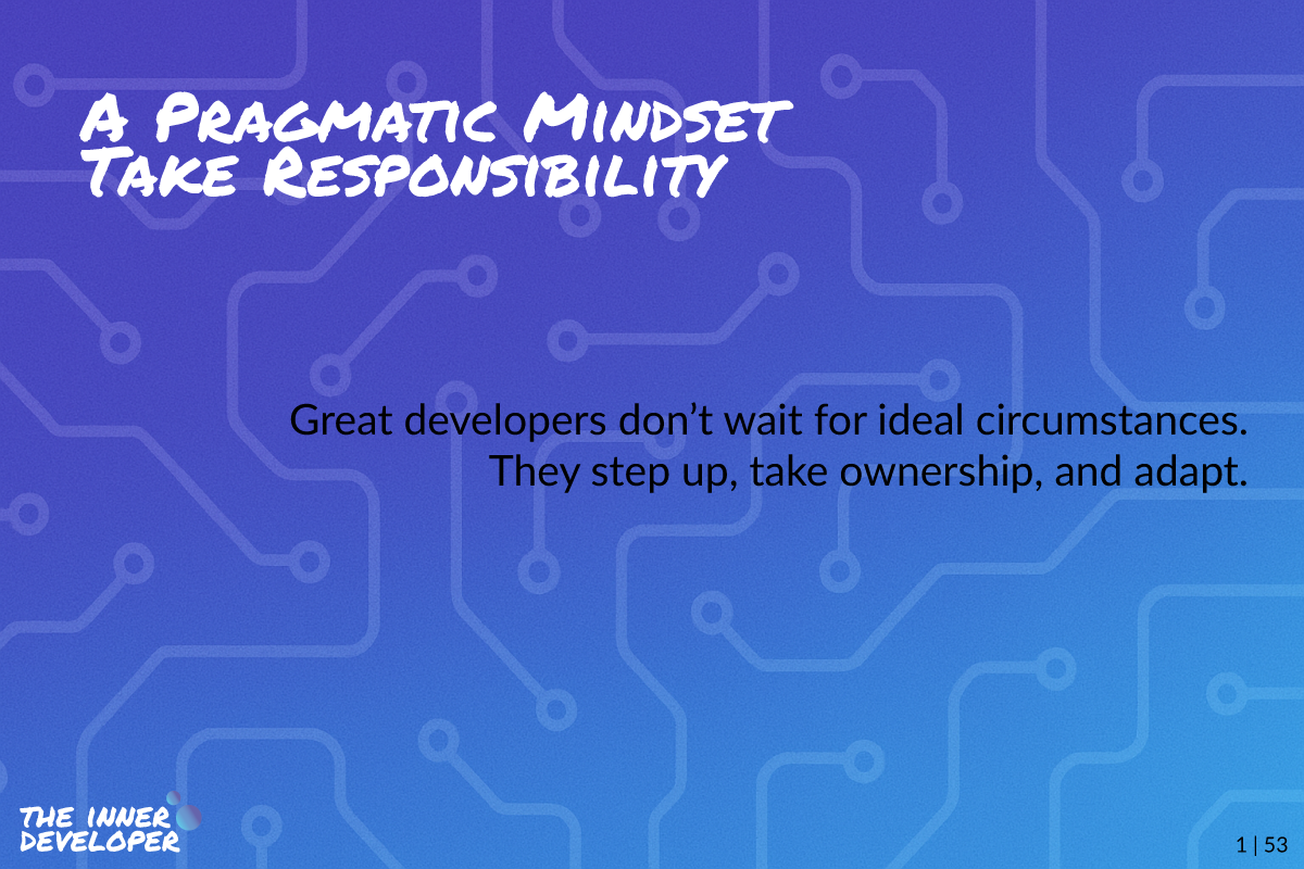 Colored image with theme colors and the post's title