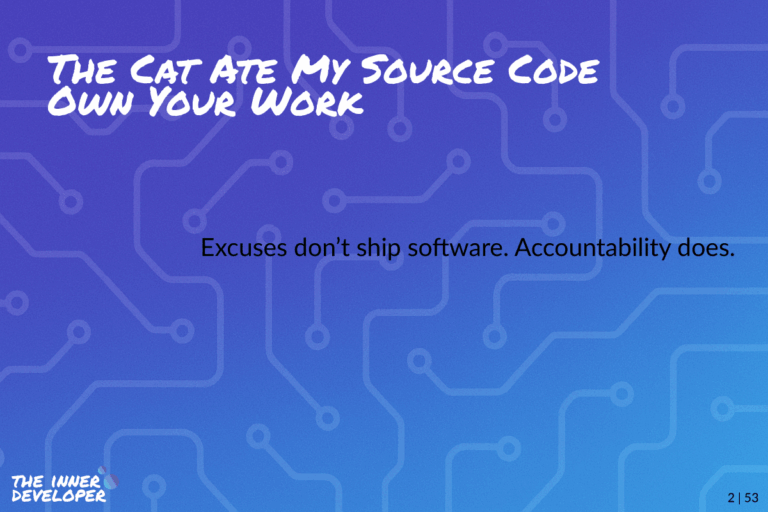 Colored image with theme colors and the post's title