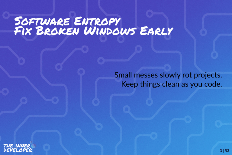 Colored image with theme colors and the post's title