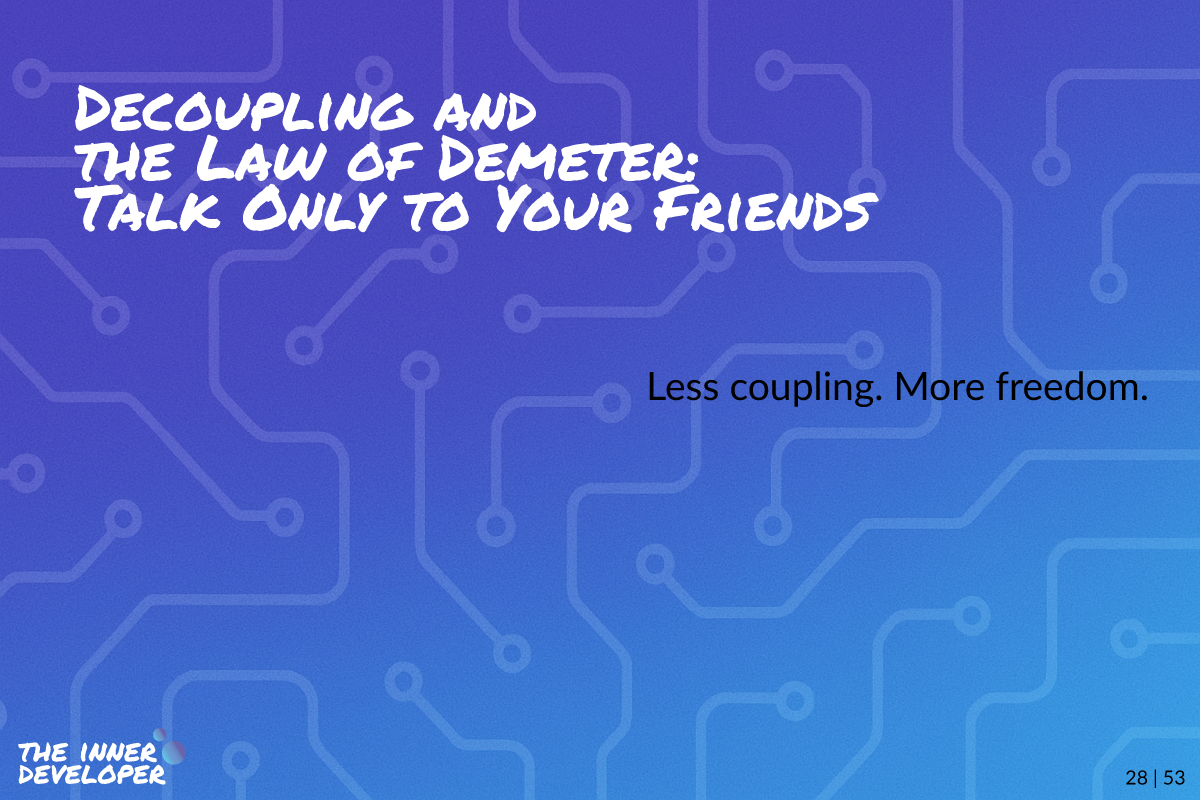 w28-decoupling-and-the-law-of-demeter Image displaying the Post title and excerpt